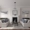 Ekena Millwork Monique Ceiling Medallion (Fits Canopies up to 3 3/4"), Hand-Painted Spartan Stone, 13 3/4"OD x 1"P CM13MOSSF - alternate 3